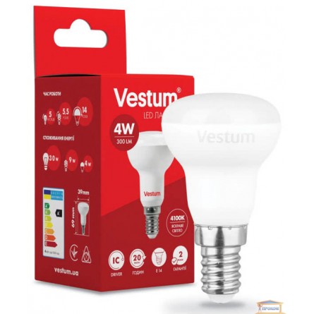 Изображение Лампа led Vestum R39 4w 4100K E14 1-VS-1401 купить в procom.ua - изображение 1