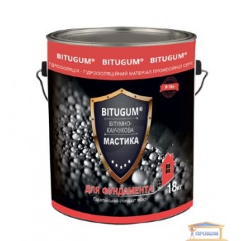 Зображення Мастика бітумно-каучукова 18 кг Bitugum 1421 купити в procom.ua