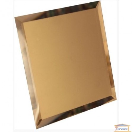 Зображення Декор квадрат дзеркальні 100*100 бронза купити в procom.ua - зображення 1