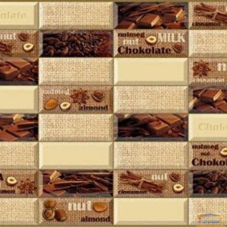 Зображення ПВХ панель Плитка Шоколад 957 * 477мм купити в procom.ua - зображення 1