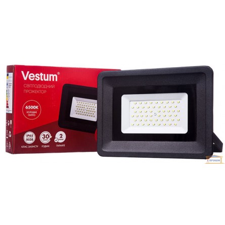 Зображення Прожектор LED Vestum 50W 4300Лм 6500К 1-VS-3004 купити в procom.ua - зображення 1