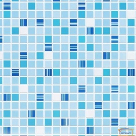 Изображение ПВХ панель Мозаика Кофе синий 956*480мм купить в procom.ua - изображение 1