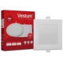 Зображення Світильник світлодіодний Vestum 9w білий квадрат 4000к 1-VS-5203 купити в procom.ua - зображення 4