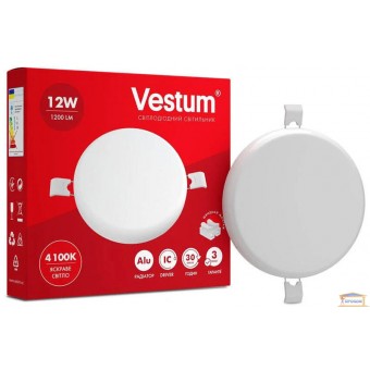 Изображение Светильник светодиодный Vestum 12W круг 4100К 1-VS-5503 купить в procom.ua