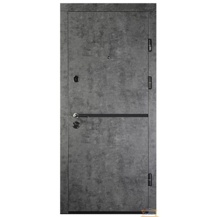 Зображення Двері метал. ПК 209 Еліт Мармур темний 860 К-100 права купити в procom.ua - зображення 1