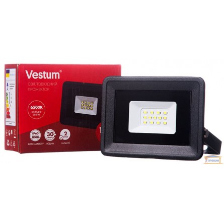 Изображение Прожектор LED Vestum 10W 900Лм 6500К 1-VS-3001 купить в procom.ua - изображение 1
