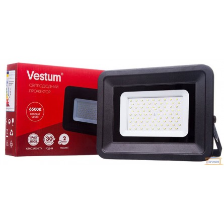 Зображення Прожектор LED Vestum 70W 6100Лм 6500К 1-VS-3005 купити в procom.ua - зображення 1