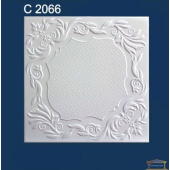 Изображение Плитка потолочная Солид 2066 (50*50 см) белая купить в procom.ua