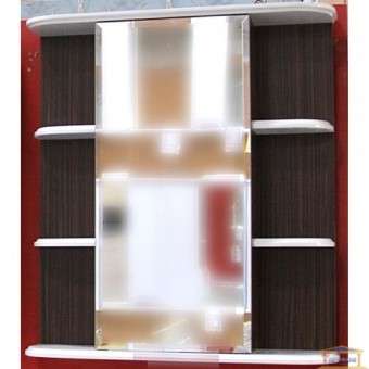 Изображение Шкаф зеркальный навесной Карибэ Ш3 65 левый венге купить в procom.ua