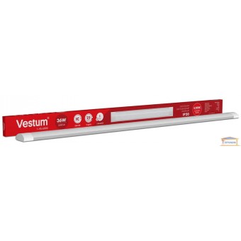 Зображення Світильник лінійний LED Vestum 1,2м 36W 6500К IP20 VS-6002 купити в procom.ua