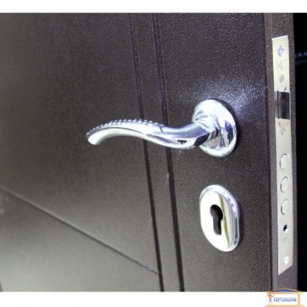 Изображение Дверь метал. БЦ Вензель орех коньячный 860 левая купить в procom.ua - изображение 2