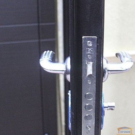 Изображение Дверь метал. БЦ Вензель орех коньячный 960 левая купить в procom.ua - изображение 3