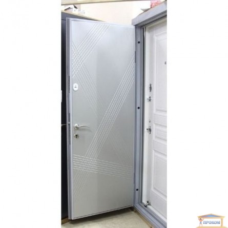 Изображение Дверь метал. ПК 163 V Грей/алюмин.тисненный 860 левая купить в procom.ua - изображение 2