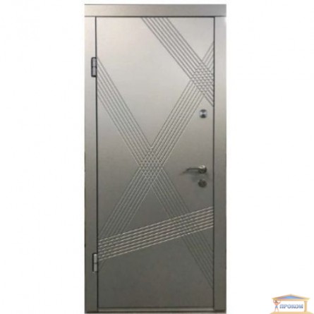 Изображение Дверь метал. ПК 163 V Грей/алюмин.тисненный 860 левая купить в procom.ua - изображение 1