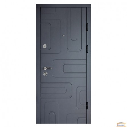 Изображение Дверь метал. ПК-52 правая 960 мм бетон темный купить в procom.ua - изображение 1