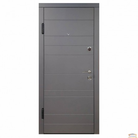Зображення Двері метал. ПО 179 софт сірий 960 ліва купити в procom.ua - зображення 1