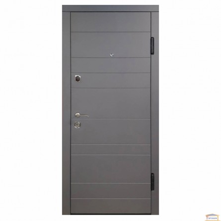 Изображение Дверь метал. ПО 179 софт серый 960 правая купить в procom.ua - изображение 1