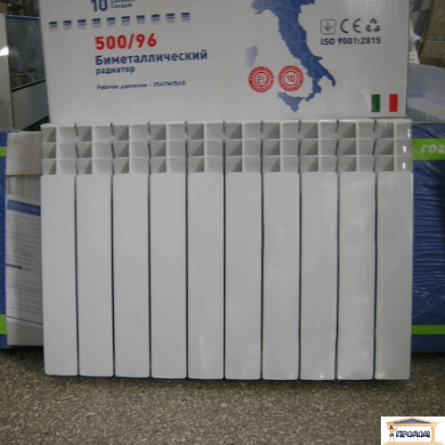 Изображение Радиатор биметаллический INTELLI 500*96 10 сек Италия купить в procom.ua - изображение 1