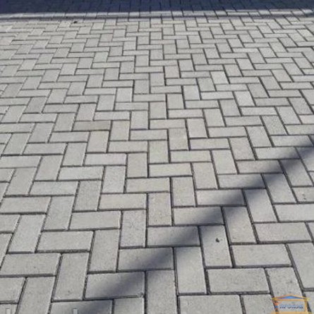 Зображення Тротуарна плитка Бруківка 0,1*0,2 сіра безшовна купити в procom.ua - зображення 4