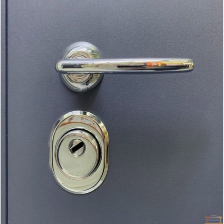 Изображение Дверь метал. ПК 187 Антрацит/бел мат  860 правая кале купить в procom.ua - изображение 4