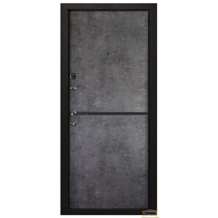 Зображення Двері метал. ПК 209 Еліт Мармур темний 960 К-100 ліва купити в procom.ua - зображення 2