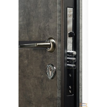 Изображение Дверь метал. ПК 209 Элит Мрамор темный 960 К-100 левая купить в procom.ua - изображение 4