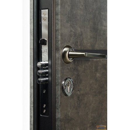 Зображення Двері метал. ПК 209 Еліт Мармур темний 960 К-100 права купити в procom.ua - зображення 4