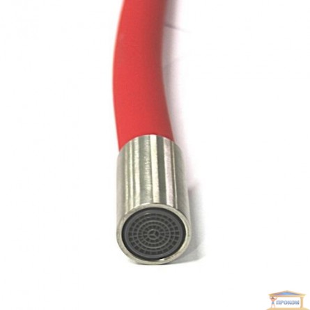 Изображение Излив силиконовый красный SLR-RED  SUS 304-203S нержавейка купить в procom.ua - изображение 2