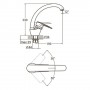 Зображення Змішувач для кухні ML-4B141C гусак вухо на гайці купити в procom.ua - зображення 5