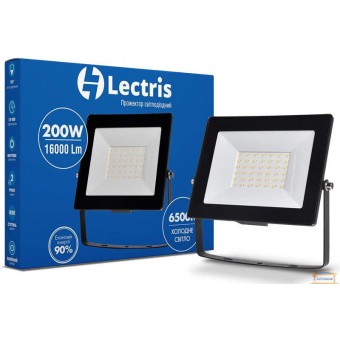 Изображение Прожектор LED Lectris 200W 16000Лм 6500К 1-LС-3007 купить в procom.ua