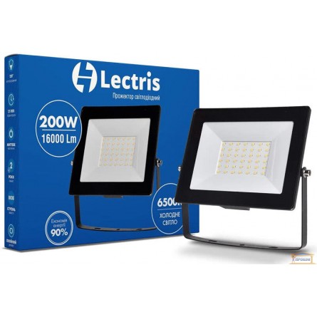 Зображення Прожектор LED Lectris 200W 16000Лм 6500К 1-LС-3007 купити в procom.ua - зображення 1
