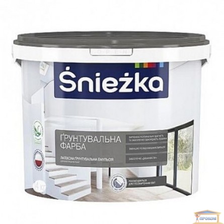 Изображение Краска-грунт Снежка белая 4,2 кг купить в procom.ua - изображение 1