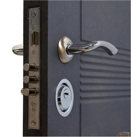 Изображение Дверь метал. БЦ Горизонт венге серый 960 правая купить в procom.ua - изображение 4