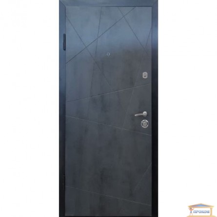 Изображение Дверь метал. ПК 156 левая 960мм бетон темный ночн купить в procom.ua - изображение 1