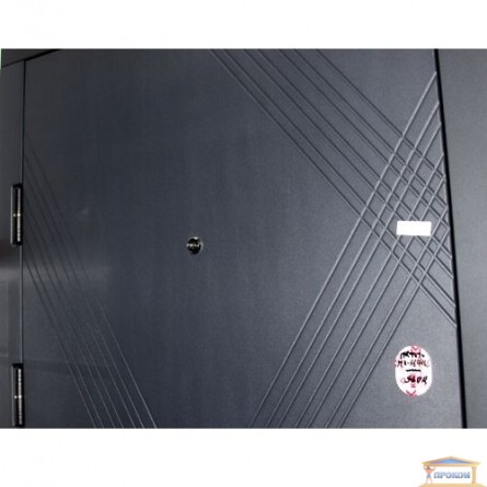 Изображение Дверь метал. ПК 180/161 Винорит антроцит/шато грей 960 левая купить в procom.ua - изображение 5