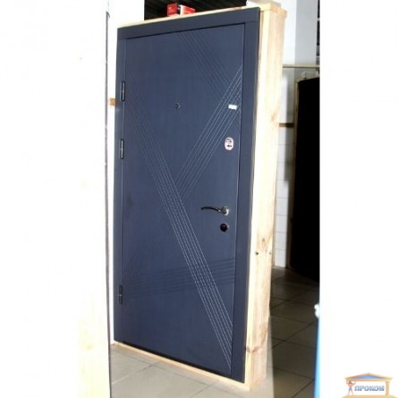 Изображение Дверь метал. ПК 180/161 Винорит антроцит/шато грей 960 левая купить в procom.ua - изображение 1
