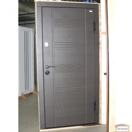 Зображення Двері метал. ПО 132 венге сірий горизонт 860 права купити в procom.ua - зображення 2