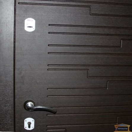 Зображення Двері метал. ПО 66 венге горизонт темний Термопал 960 ліва купити в procom.ua - зображення 2