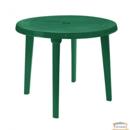 Изображение Стол круглый пластиковый зеленый купить в procom.ua - изображение 1