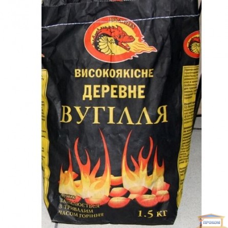 Зображення Вугілля деревне Dragon 1,5 кг купити в procom.ua - зображення 1