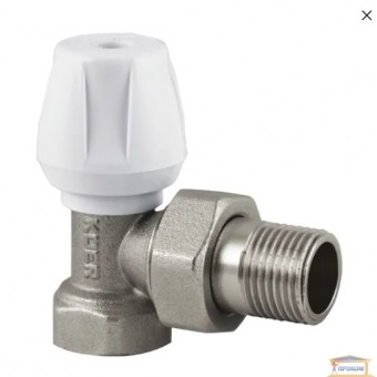 Зображення Кран радіаторний кутовий 1,2 * 1,2 KOER KR.905 купити в procom.ua