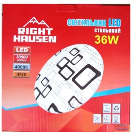 Зображення Св-к RH LED Black Frame IP20 36W 2337030 купити в procom.ua - зображення 1