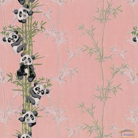 Изображение Обои флизелин. ДХН-1427/3 (1,06*10м ) панды декор розовый купить в procom.ua - изображение 1