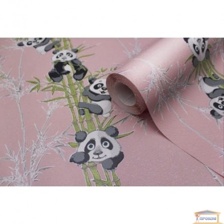 Изображение Обои флизелин. ДХН-1427/3 (1,06*10м ) панды декор розовый купить в procom.ua - изображение 3