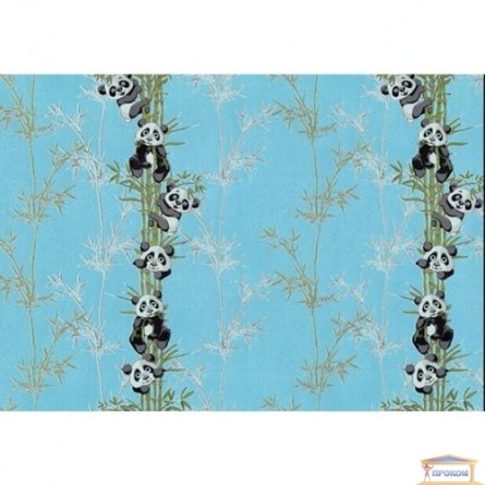 Изображение Обои флизелин. ДХН-1427/5 (1,06*10м ) панды декор голубой купить в procom.ua - изображение 2