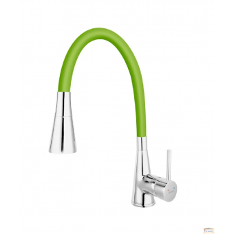 Изображение Смеситель для кухни Ferro ZUMBA зеленый BZA42G 38636 купить в procom.ua