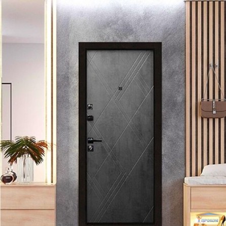 Изображение Дверь метал. ПК 266 Q бетон темный 960 левая купить в procom.ua - изображение 3