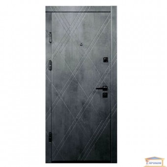 Зображення Двері метал. ПК 266 Q бетон темний 960 ліва купити в procom.ua