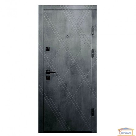 Изображение Дверь метал. ПК 266 Q бетон темный 960 правая купить в procom.ua - изображение 1