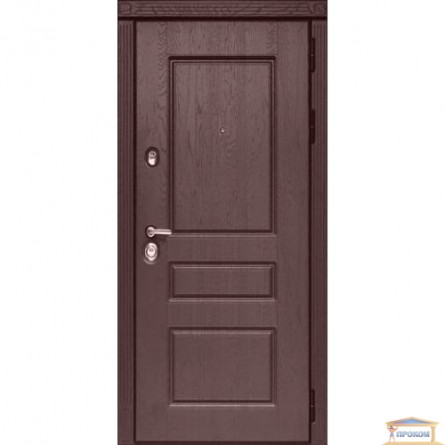 Зображення Двері метал. ПО 59 V дуб темний / нічник 960 права купити в procom.ua - зображення 1